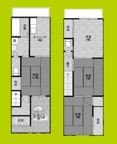 旭区大宮3丁目戸建 間取り