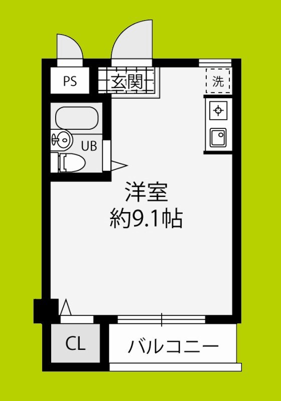 コーポリバージュ 間取り