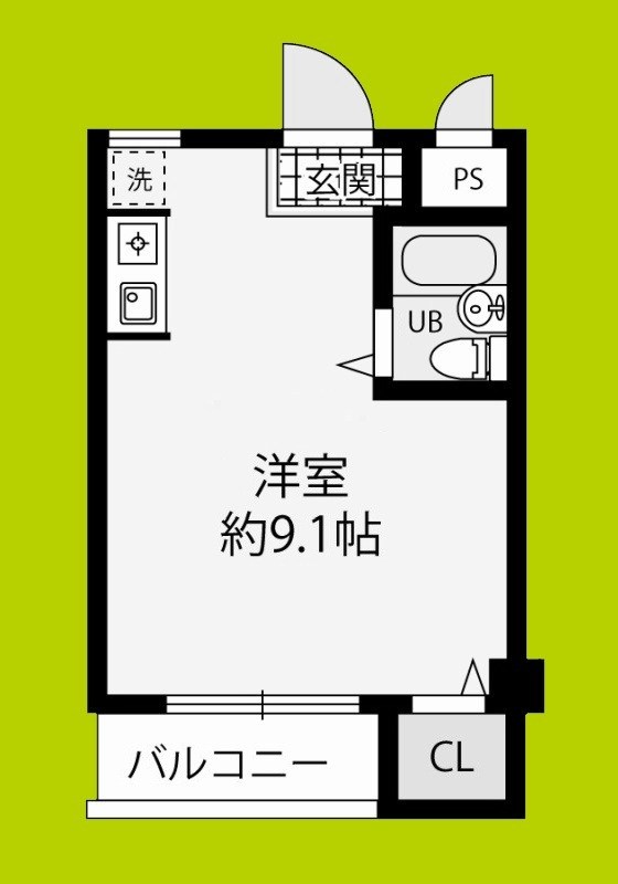 コーポリバージュ 間取り