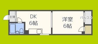 白樺ハイツ清水 間取り