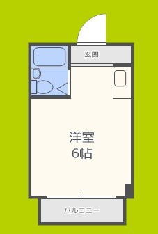 清水728ハイツ 間取り