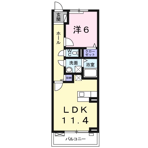 コージーキャトルズ仲蔵 間取り