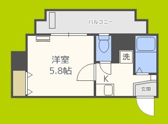 ディナスティ清水谷Ⅱ 間取り