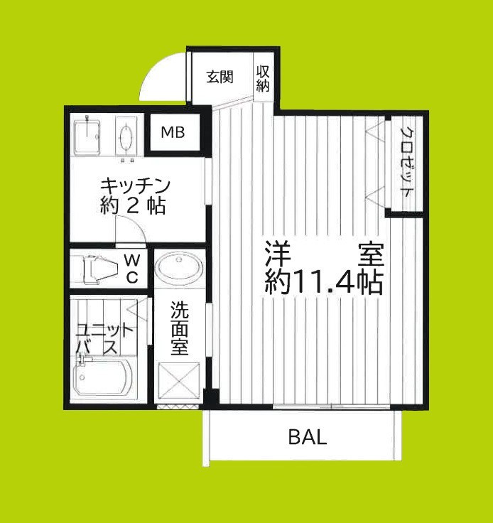 アッツ・コート美章園駅前 間取り