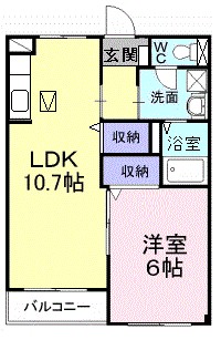 ヴィラ上住吉 間取り
