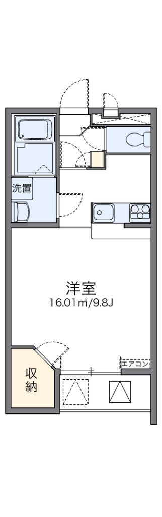 レオパレス天上野Ⅱ 間取り