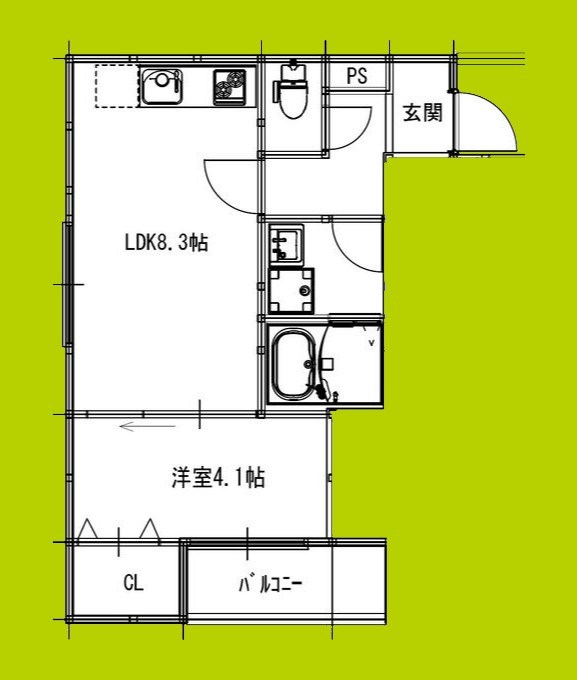 ジラフ吹田内本町 間取り
