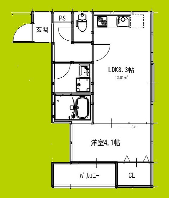 ジラフ吹田内本町 間取り