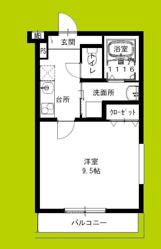 フジパレス堺鳳駅北Ⅱ番館 間取り