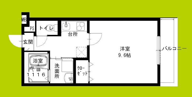 フジパレス堺鳳駅北Ⅱ番館 間取り