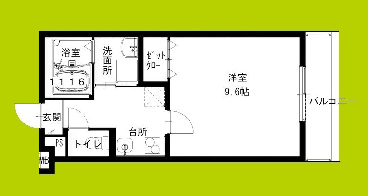 フジパレス堺鳳駅北Ⅱ番館 間取り