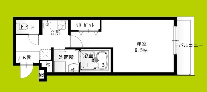 フジパレス堺鳳駅北Ⅱ番館 間取り