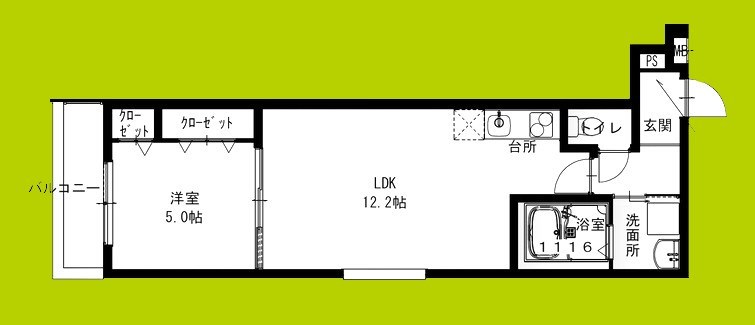 フジパレス堺鳳駅北Ⅰ番館 間取り