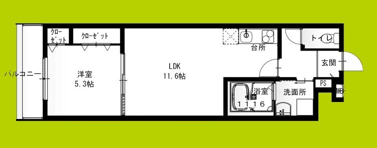 フジパレス堺鳳駅北Ⅰ番館 間取り