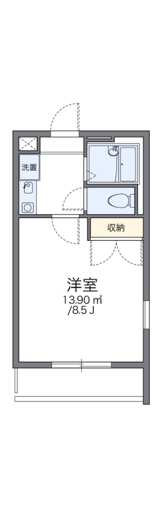 レオパレスぐりーんⅡ 間取り