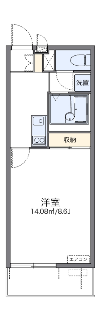 レオネクストイーエフⅢ 間取り