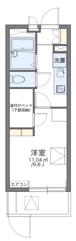 レオパレスオリーブ 間取り