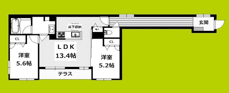 グランリュミエスタ茨木春日 間取り