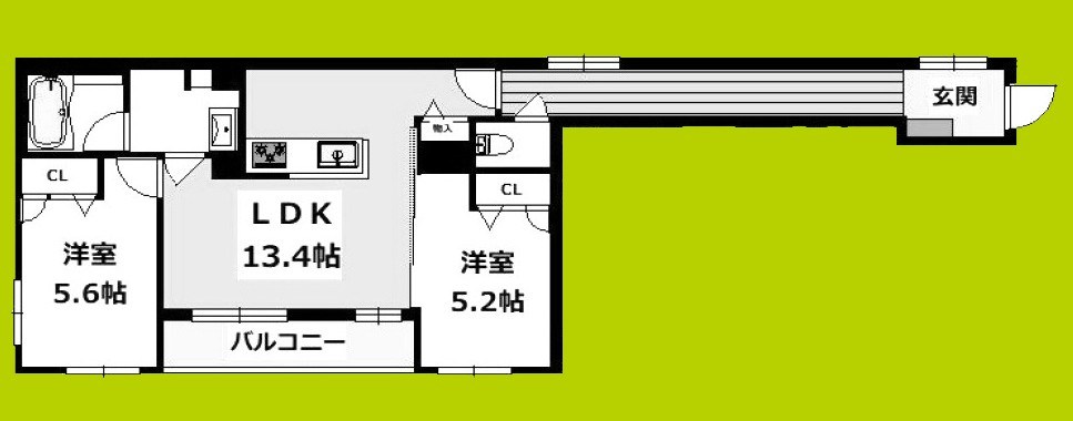 グランリュミエスタ茨木春日 間取り