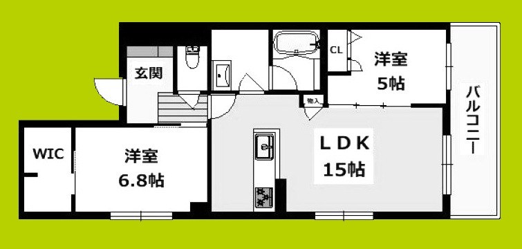 グランリュミエスタ茨木春日 間取り