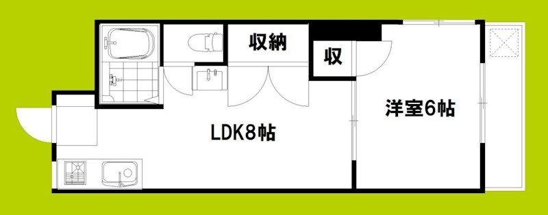 カーサ天六 間取り