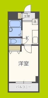 おおきに北梅田サニーアパートメント 間取り