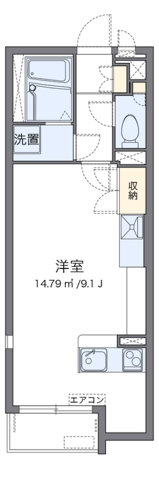 ミランダＳｏｕｔｈ　ＶｉｅｗⅡ 間取り