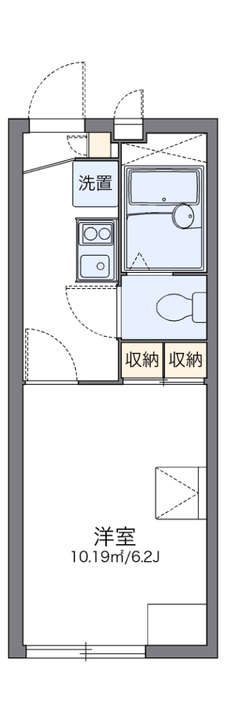 レオパレス三国 間取り