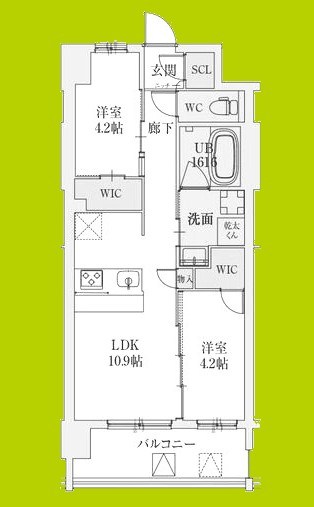 スプランディッド城東関目 間取り