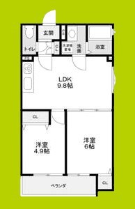 CASA　CALMA菱木 間取り