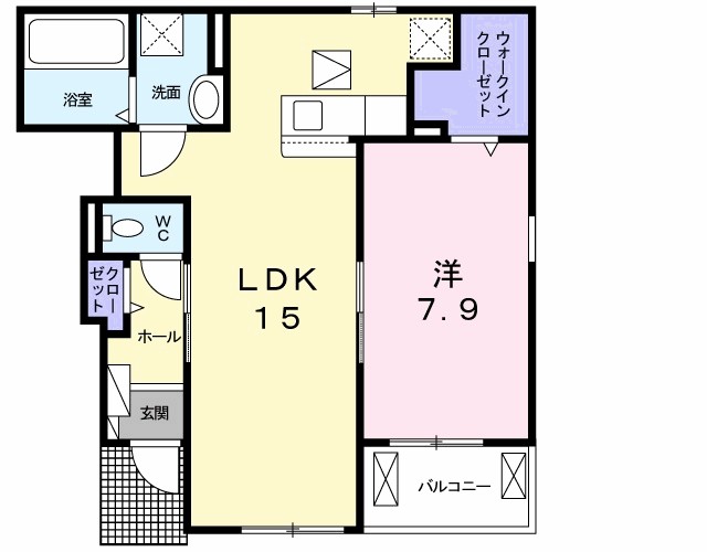 ＡＶＥＮＩＲ蒼 間取り