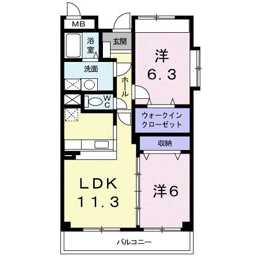 サニーレジデンス豊中 間取り