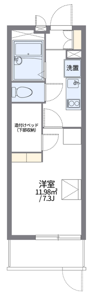 レオパレスきずり 間取り