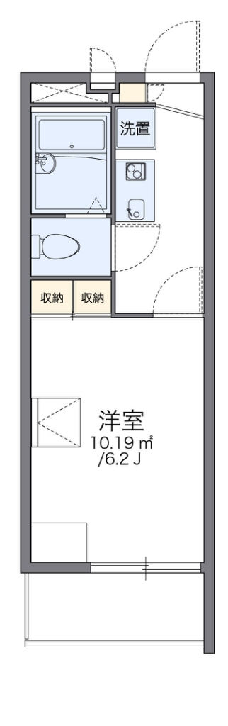レオパレスアズール加美東 間取り