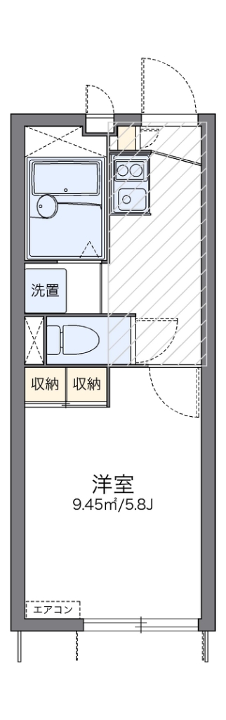 レオパレスエムアイ 間取り
