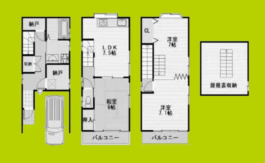 加美東３丁目戸建 間取り