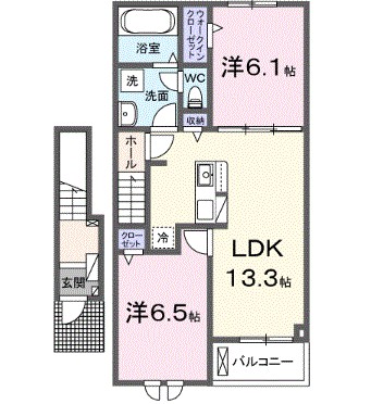 アンジュ　ド　エルタージュ 間取り