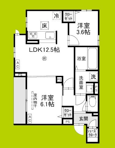 ドレ　Ⅱ 間取り