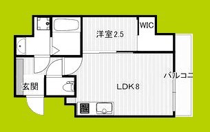 Krystal　Fimeth　2番館 間取り図