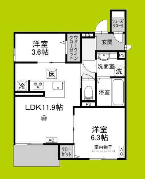 ドレ　Ⅱ 間取り