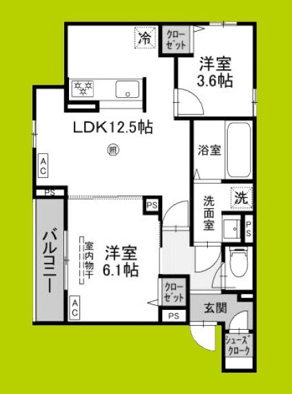 ドレ　Ⅱ 間取り