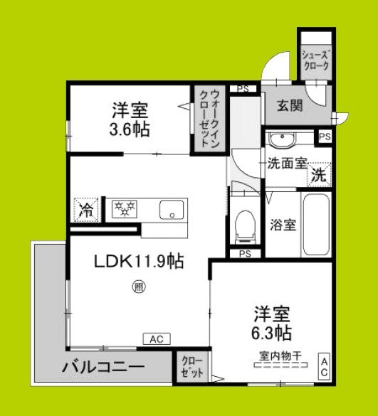 ドレ　Ⅱ 間取り