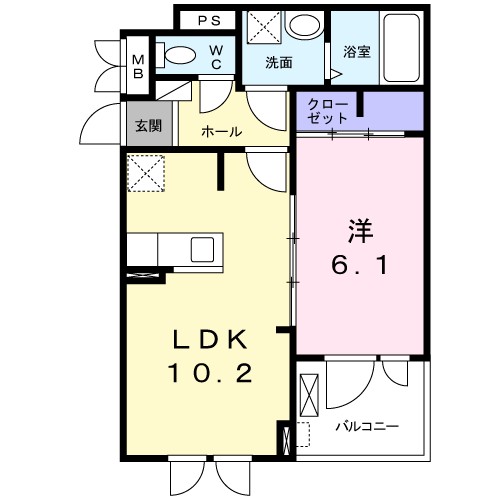ミッテ　１号館 間取り