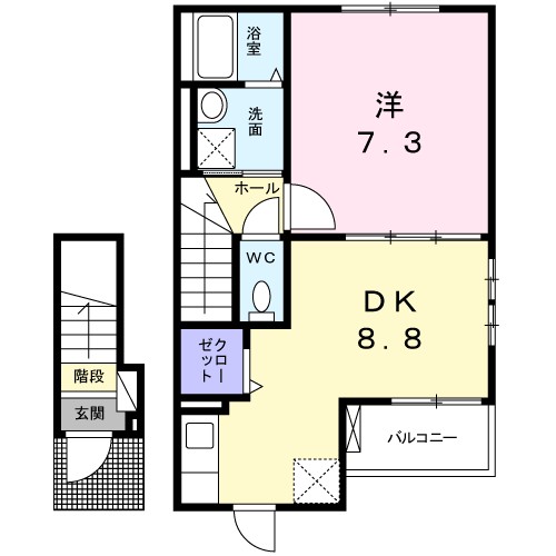 ラパン　ノアール 間取り