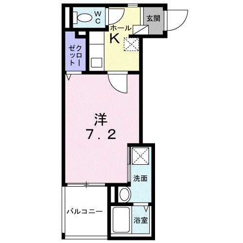 プティ・ブラン東園田 間取り