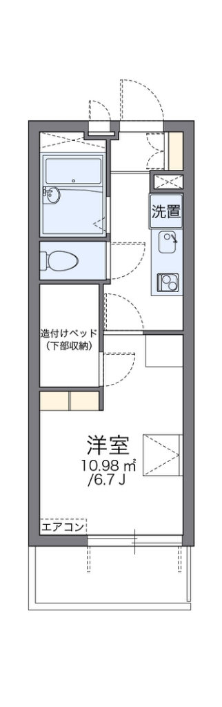 レオパレスＴＮ弐番館 間取り