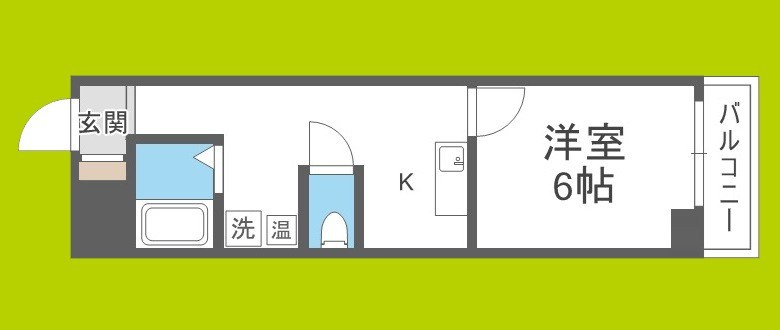 ユーロハイツ難波西 間取り