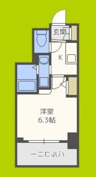 エステムプラザ難波WESTリバークロス 間取り