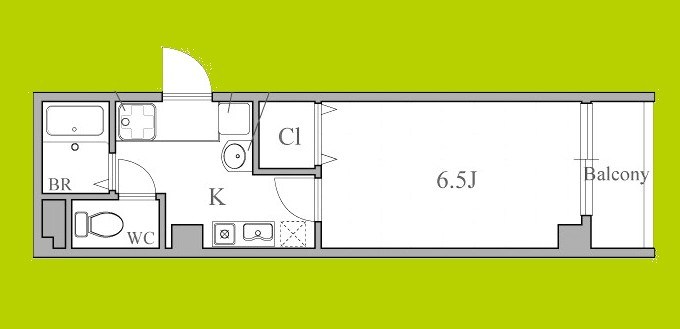 ACTY北堀江 間取り