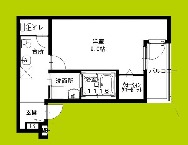 フジパレス西住之江イースト 間取り